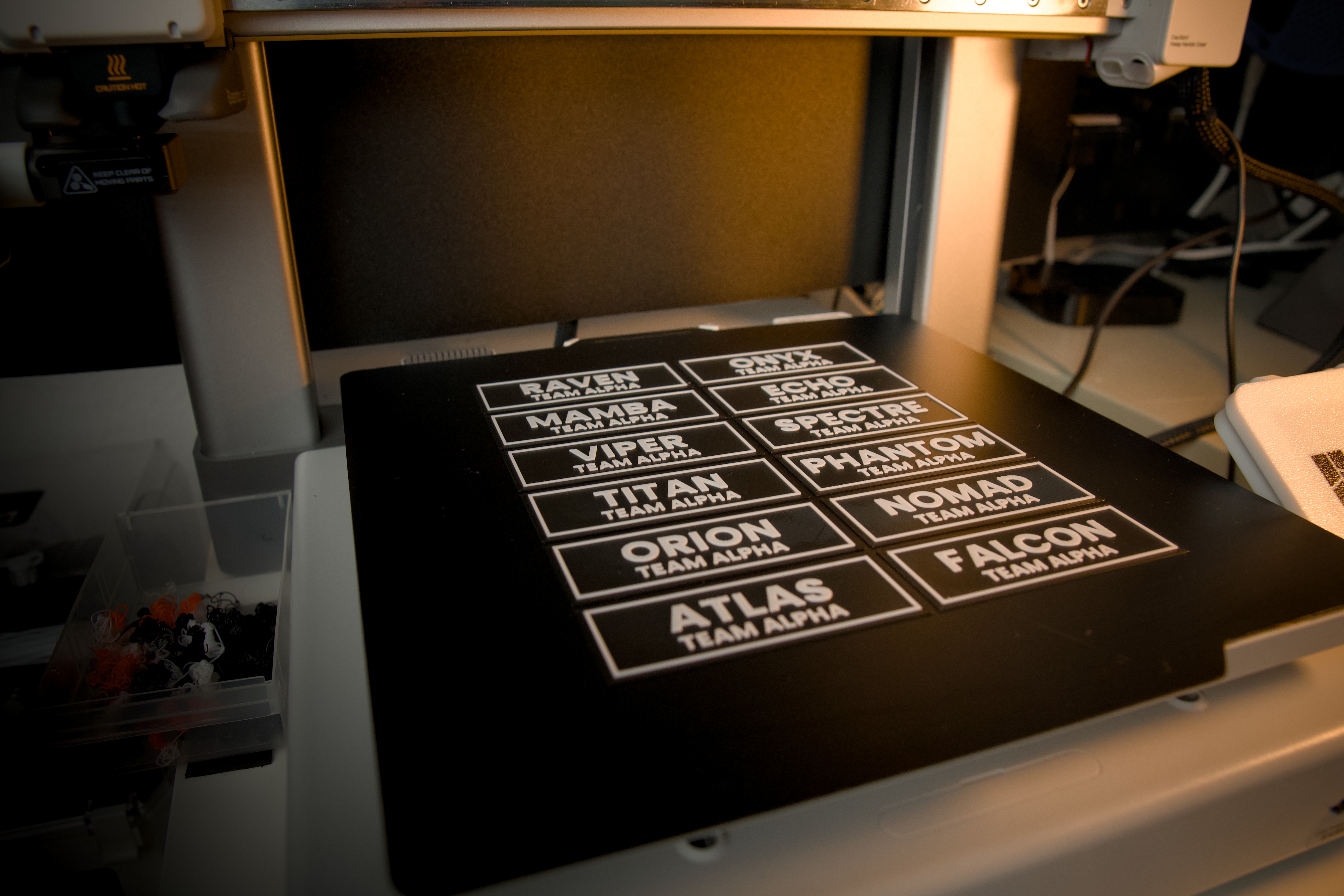 Still photo of an active batch print setup
